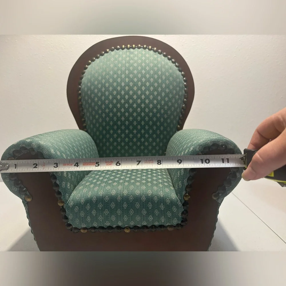 Vintage Doll Chair 18” American Girl Furniture Victorian Armchair